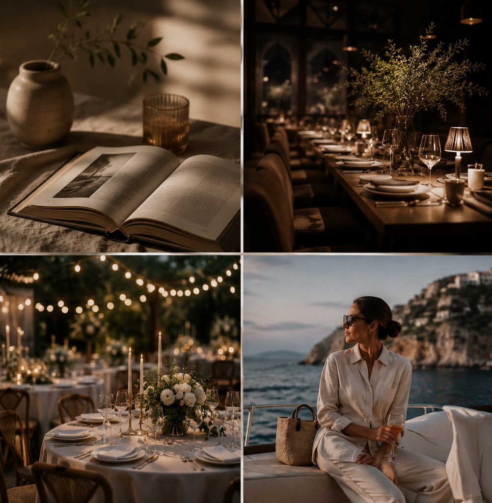 Visuell storytelling för hospitality-varumärken med fokus på hotellupplevelser, atmosfär och premiuminnehåll.